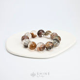Four Season Phantom Crystal Bead 17.5mm Bracelet - Shine by Evelyn -