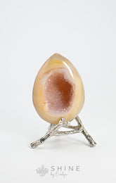 Light Purple Agate Egg Crystal - Shine by Evelyn -