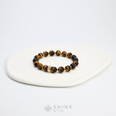 Special Tiger's Eye 8.5mm Bracelet - Shine by Evelyn -