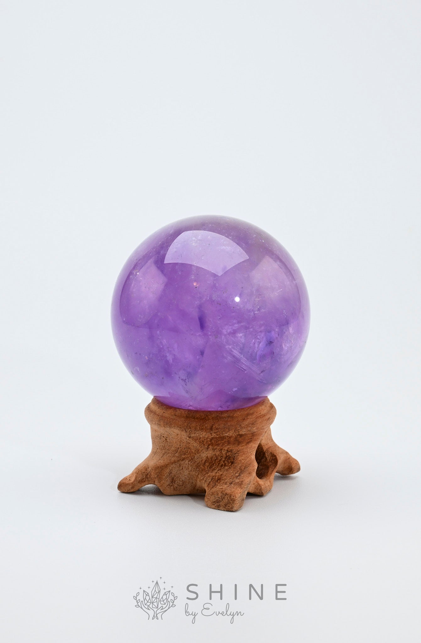 Amethys Crystal Sphere 5cm - Shine by Evelyn - C0796