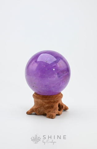 Amethys Crystal Sphere 5cm - Shine by Evelyn - C0796