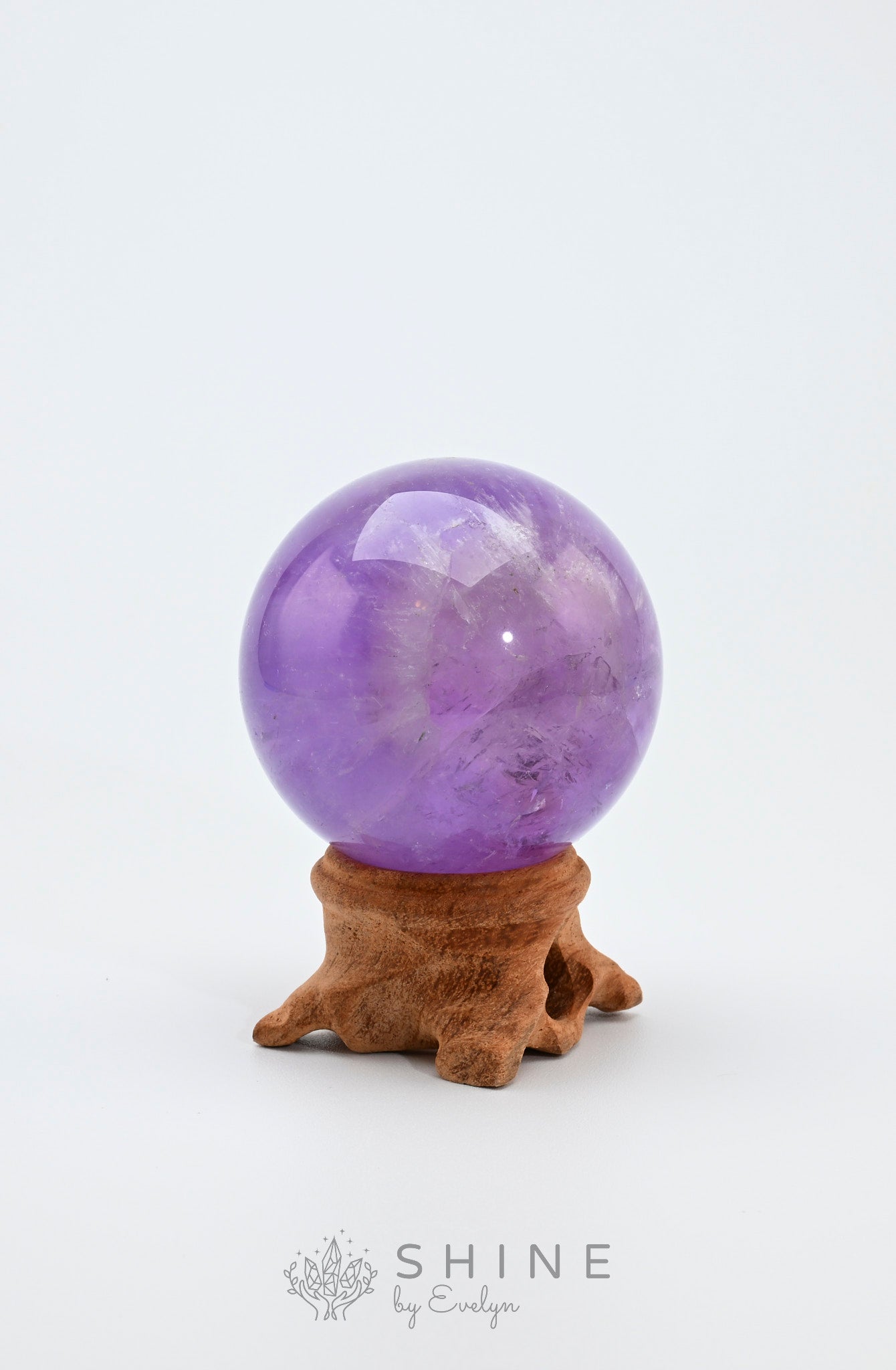 Amethys Crystal Sphere 5cm - Shine by Evelyn - C0796