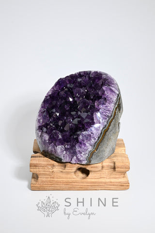 Amethyst Healing Crystal Cluster #5 - Shine by Evelyn - C0596