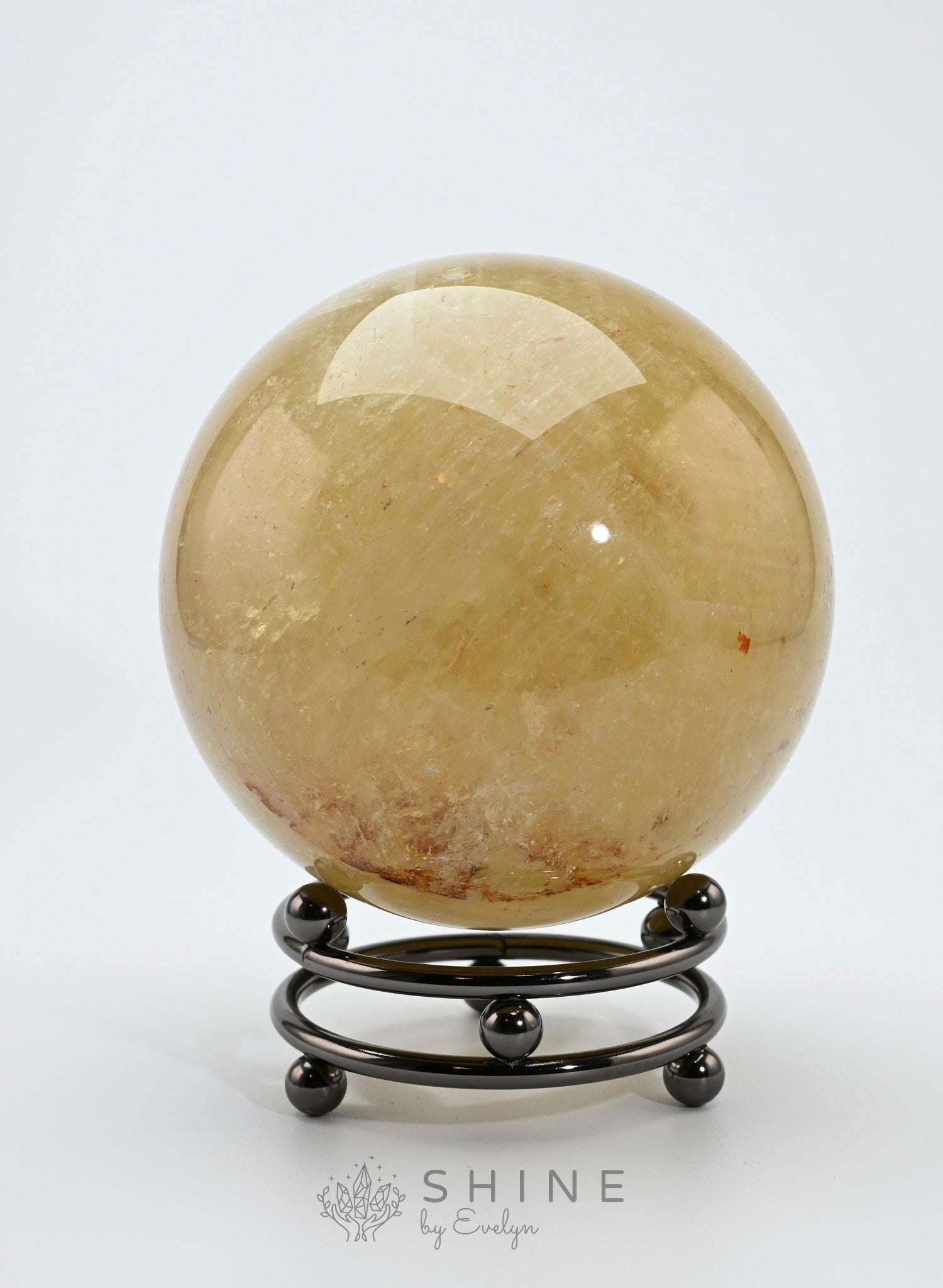 Citrine Crystal Sphere 8.5cm - Shine by Evelyn - C0779