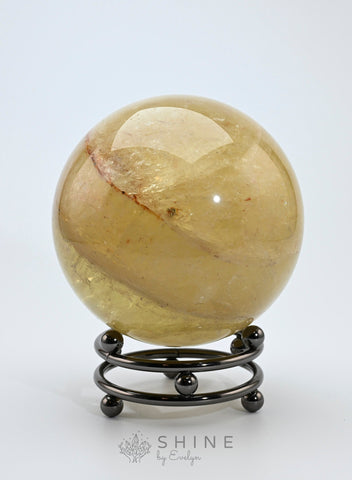 Citrine Crystal Sphere 8.5cm - Shine by Evelyn - C0779