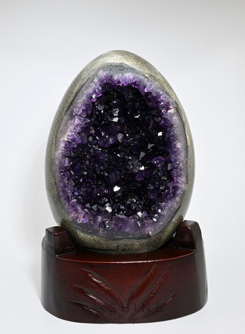 Dragon Egg Amethyst Crystal - Shine by Evelyn - C1030