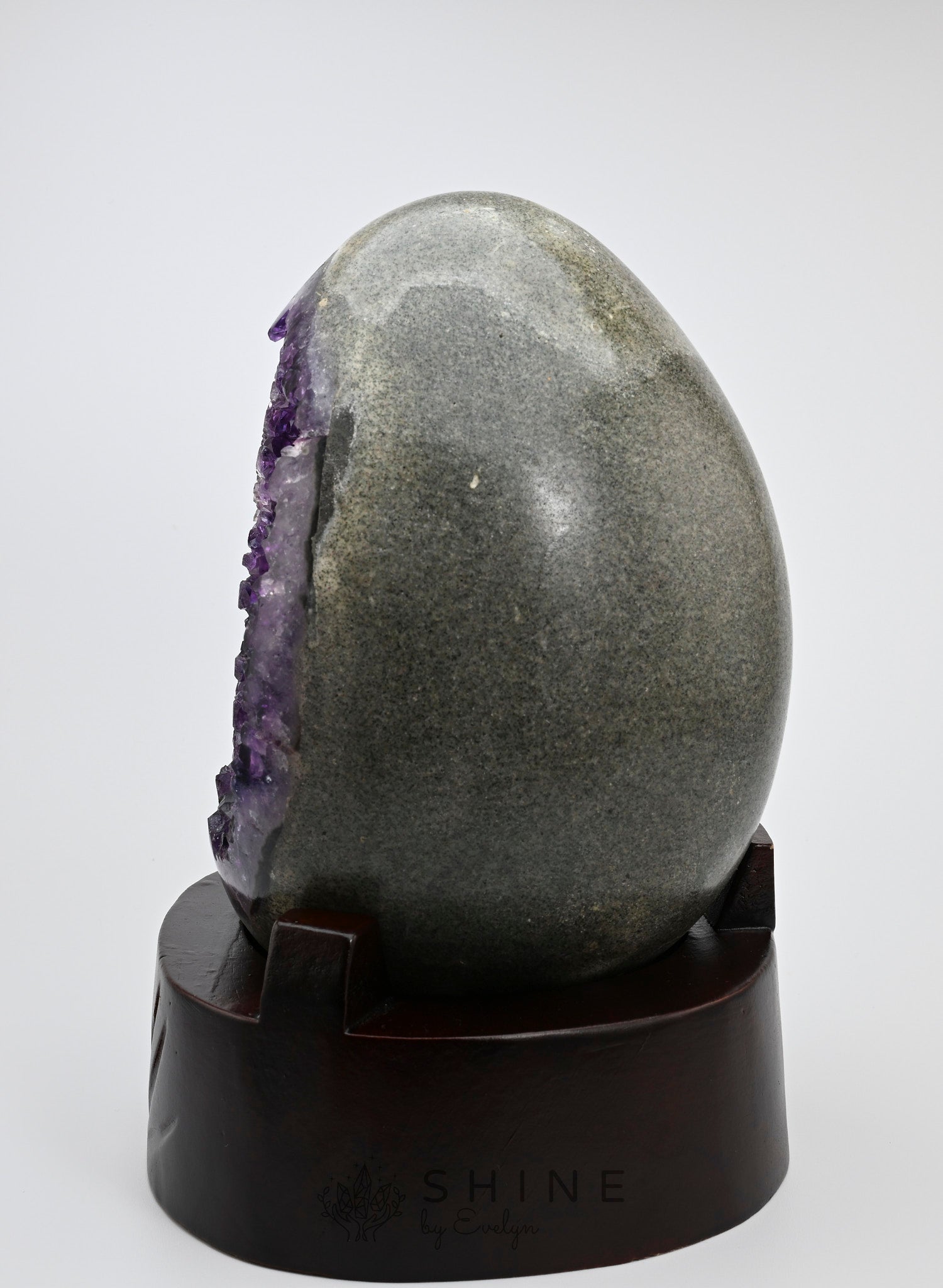 Dragon Egg Amethyst Crystal - Shine by Evelyn - C1030