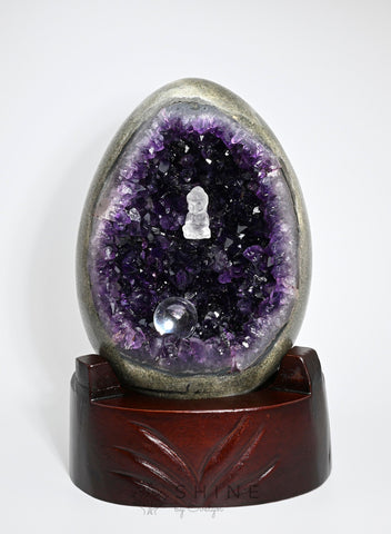 Dragon Egg Amethyst Crystal - Shine by Evelyn - C1030