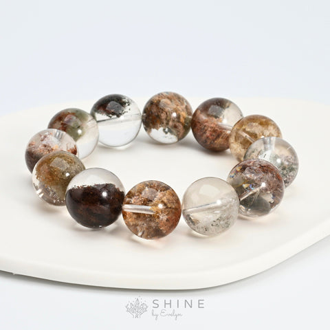 Four Season Phantom Crystal Bead 17.5mm Bracelet - Shine by Evelyn - 