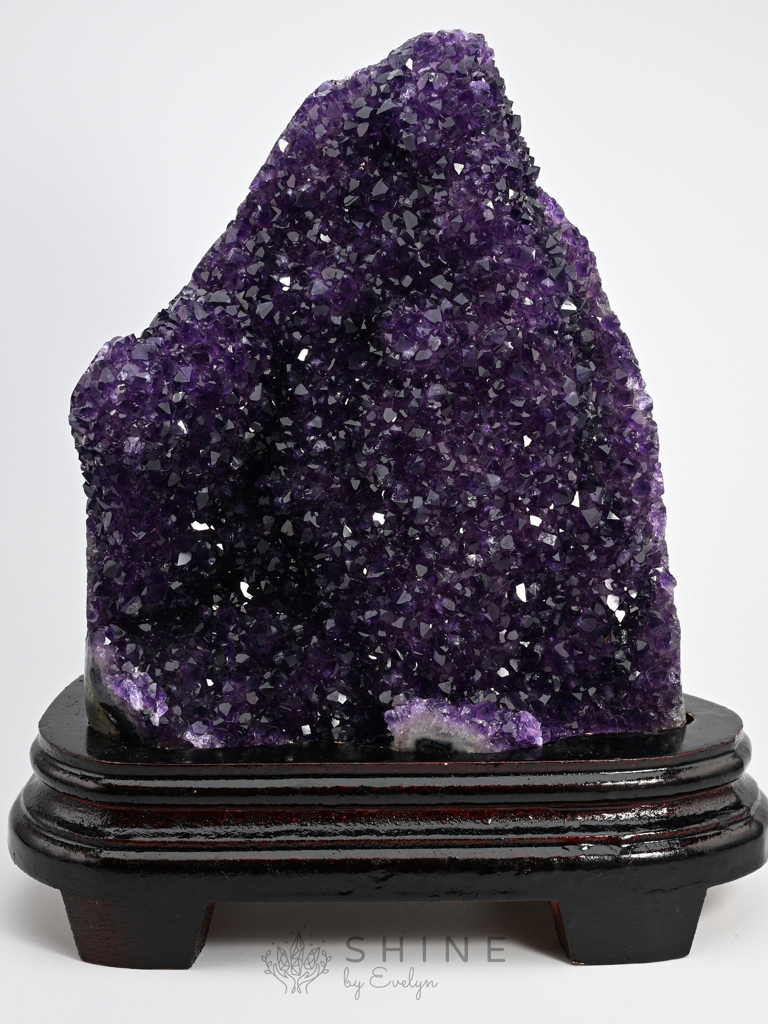 Natural Amethyst Crystal Cluster Geode - Shine by Evelyn - 