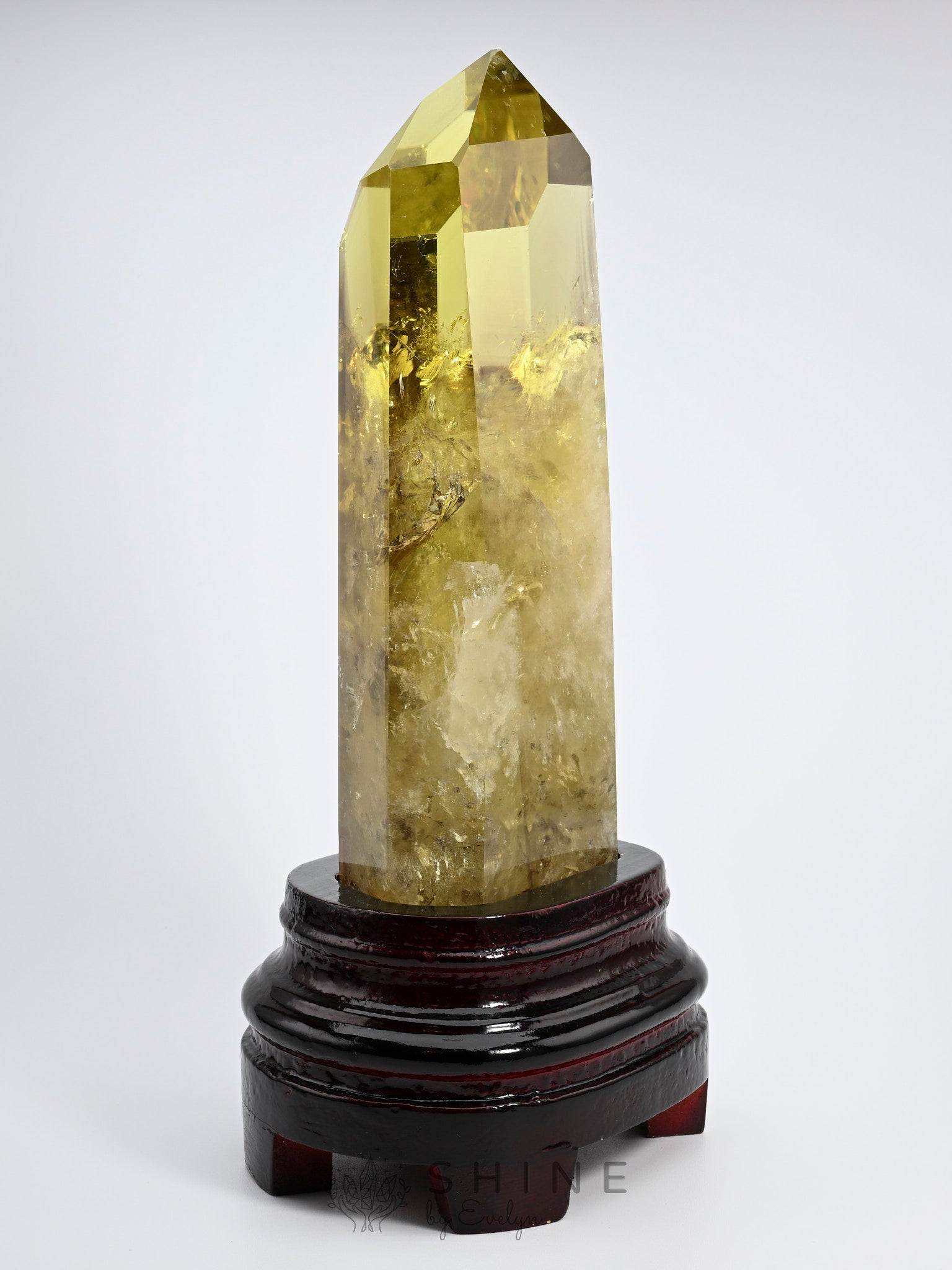 Natural Citrine Obelisk Golden Yellow Citrine Tower - Shine by Evelyn - 