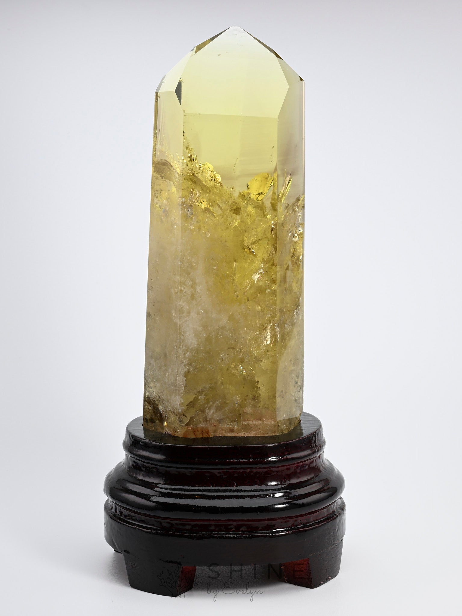 Natural Citrine Obelisk Golden Yellow Citrine Tower - Shine by Evelyn - 