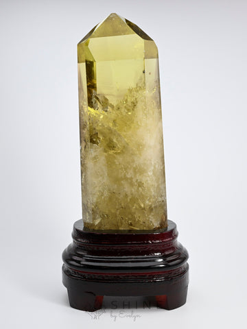 Natural Citrine Obelisk Golden Yellow Citrine Tower - Shine by Evelyn - 