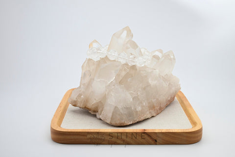 Natural Clear Quartz Crystal Cluster - Shine by Evelyn - 