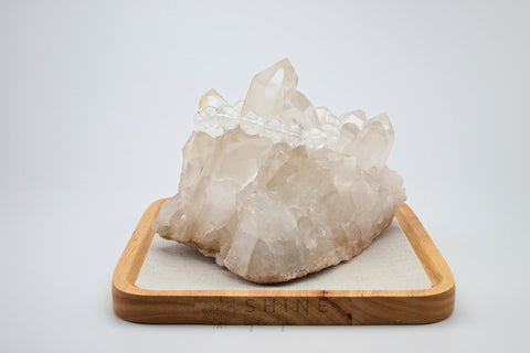 Natural Clear Quartz Crystal Cluster - Shine by Evelyn - 