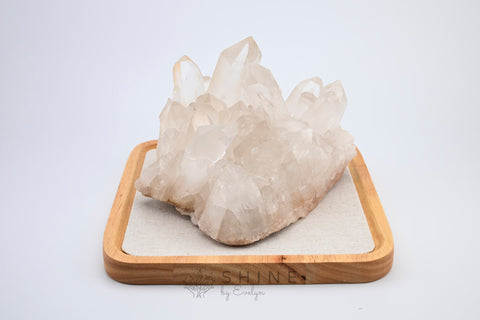 Natural Clear Quartz Crystal Cluster - Shine by Evelyn - 