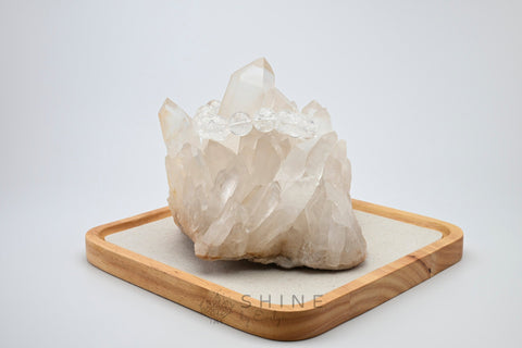 Natural Clear Quartz Crystal Cluster - Shine by Evelyn - 