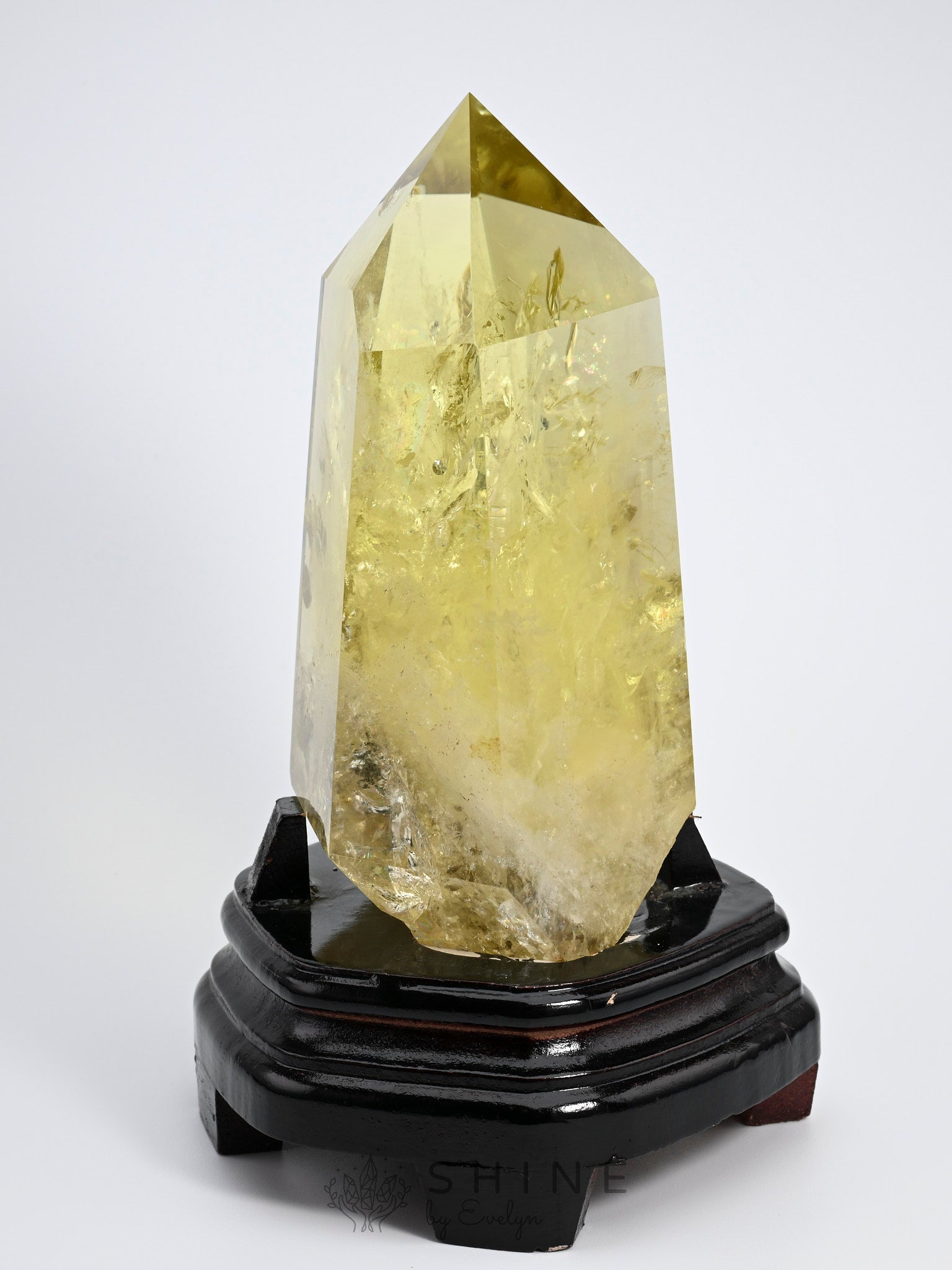 Natural Golden Yellow Citrine Obelisk Crystal - Shine by Evelyn - 