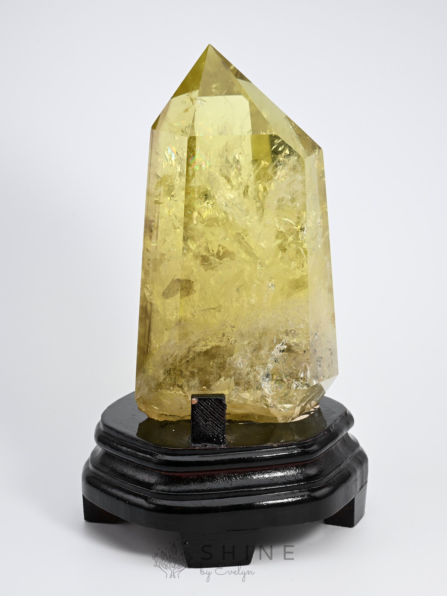 Natural Golden Yellow Citrine Obelisk Crystal - Shine by Evelyn - 