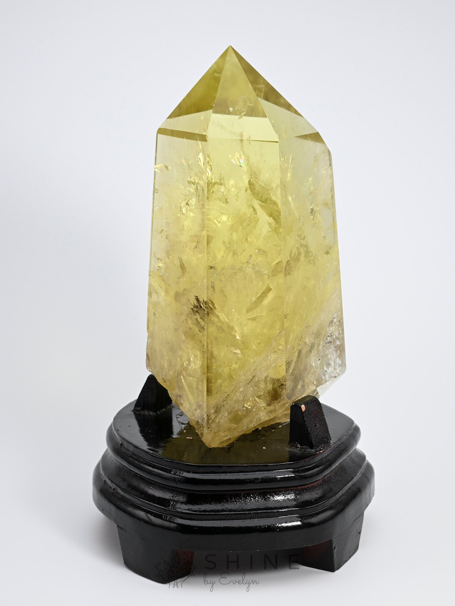 Natural Golden Yellow Citrine Obelisk Crystal - Shine by Evelyn - 