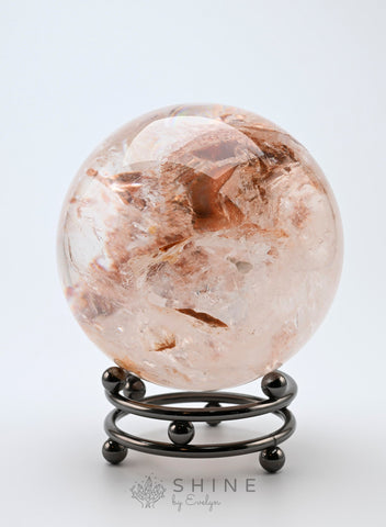 Skeleta Quartz Crystal Sphere - Shine by Evelyn - C0745