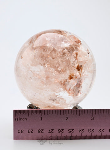 Skeleta Quartz Crystal Sphere - Shine by Evelyn - C0745