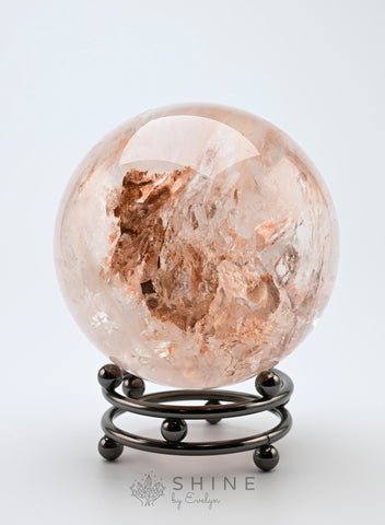 Skeleta Quartz Crystal Sphere - Shine by Evelyn - C0745